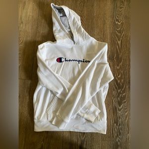 Champion white hoodie